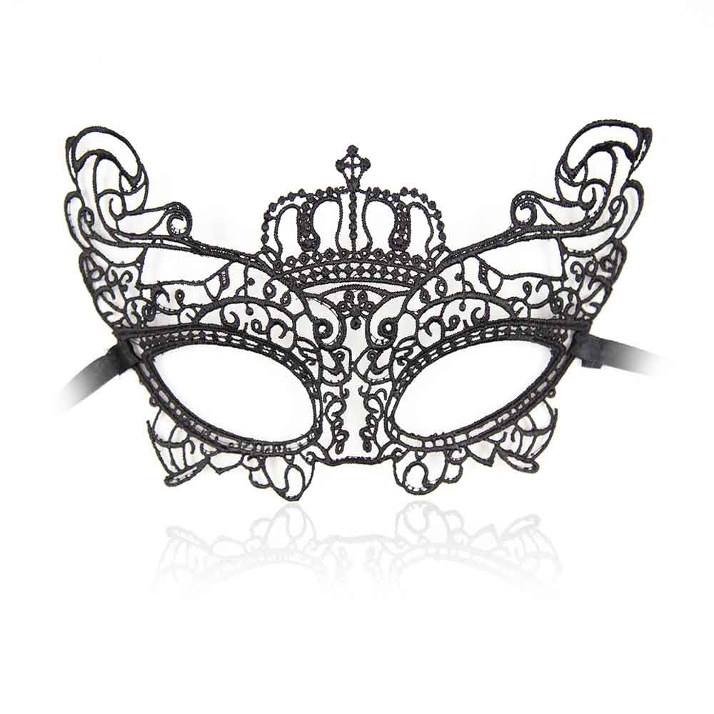 Masque couronne dentelle