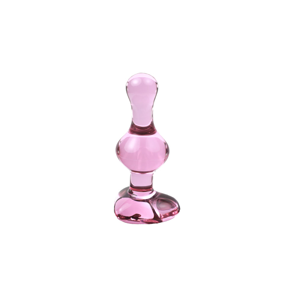 Petit Plug Cœur en Verre 225