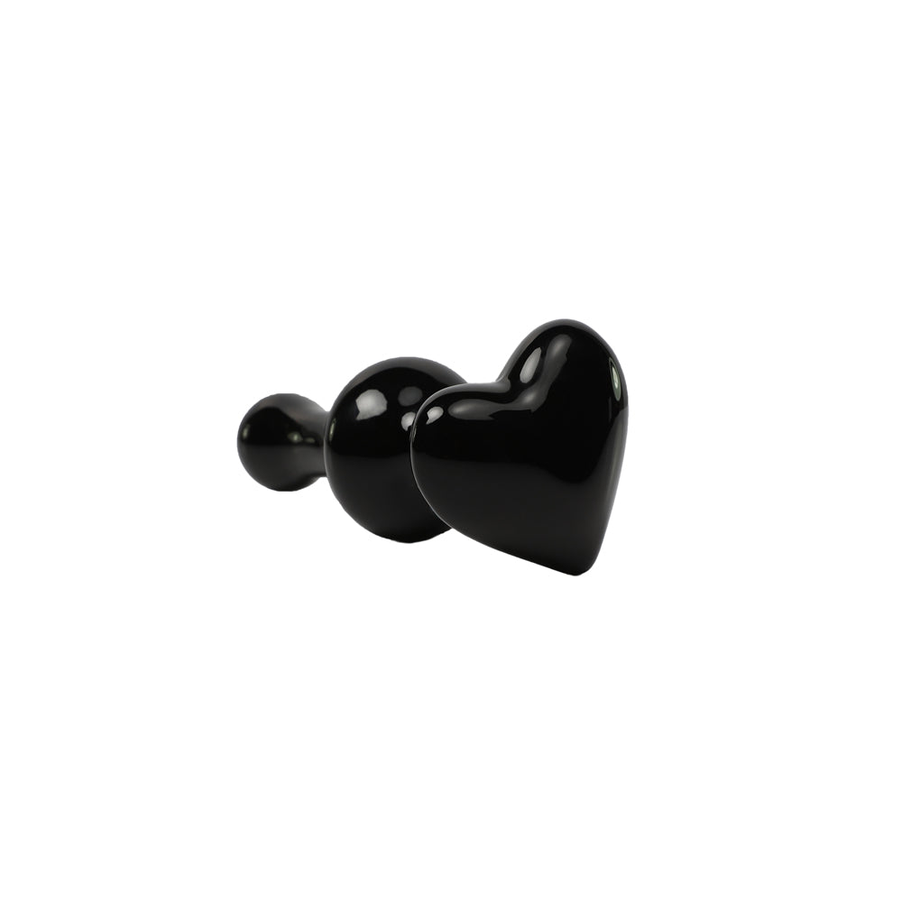Petit Plug Cœur Noir vue 2