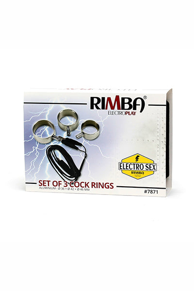 3 Anneaux d'Electro Stimulation Uni-Polaires Rimba