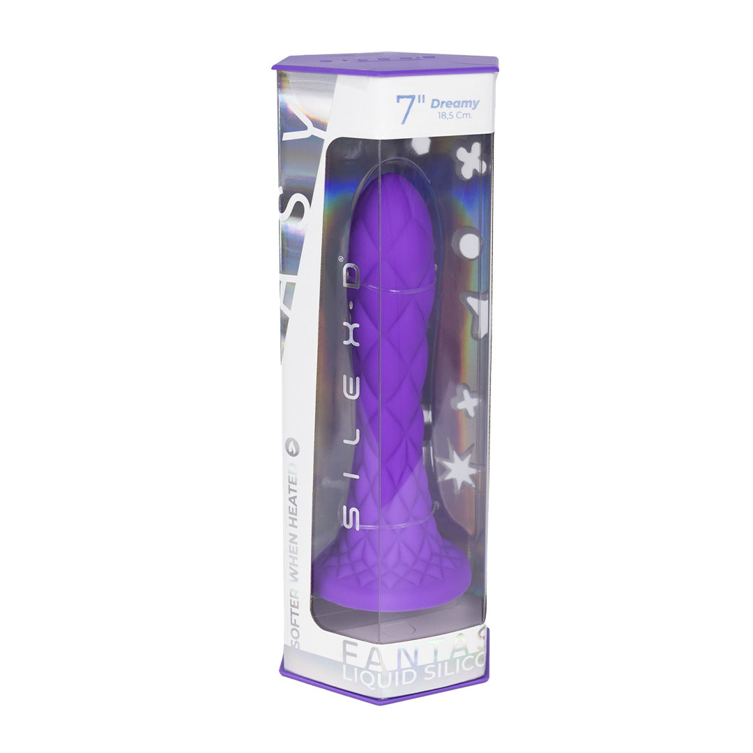 Gode Ventouse Fantasy Line Dreamy 18,5cm - Violet - 12
