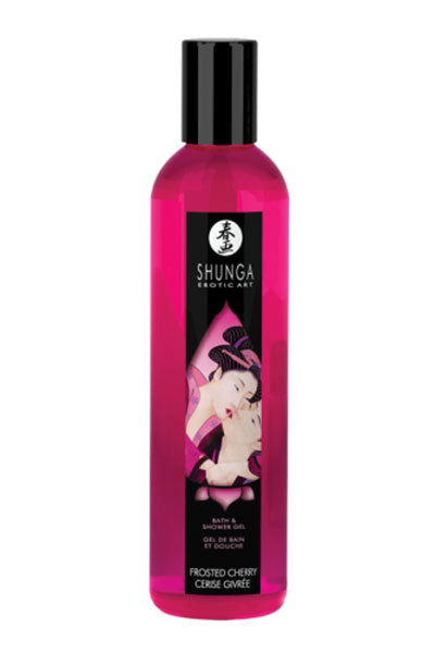 Gel de Bain & de Douche Comestible Cerise 250 ml Shunga