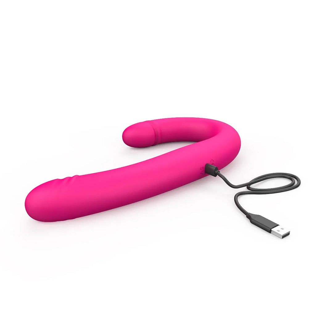 Vibromasseur Orgasmic Double Dong Rose