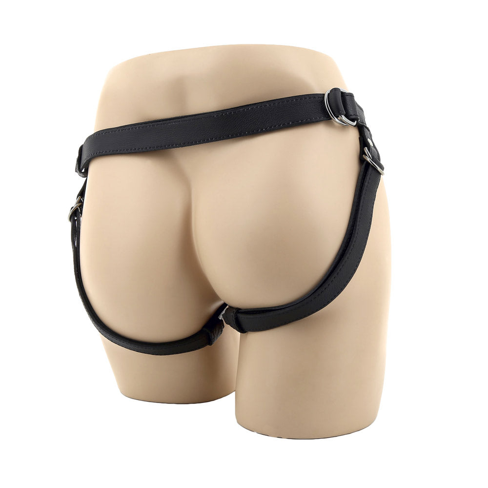 Strap On Cuir Véritable 3 Anneaux