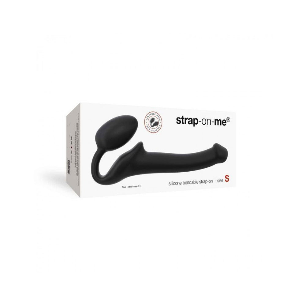 Dildo Strap-on noir dans sa boîte
