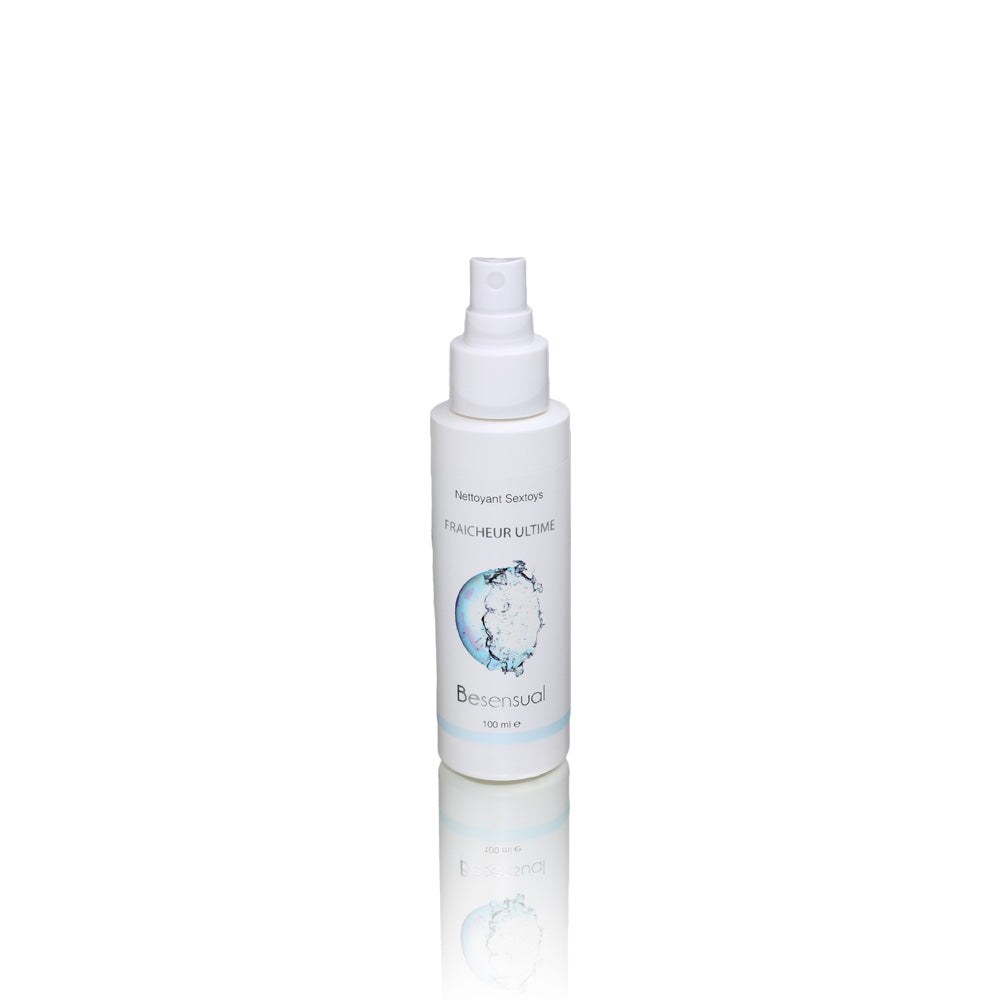 Be Sensual Fraîcheur Ultime Nettoyant Sextoys Anti Bactérien Parfum Léger Flacon vue de Face