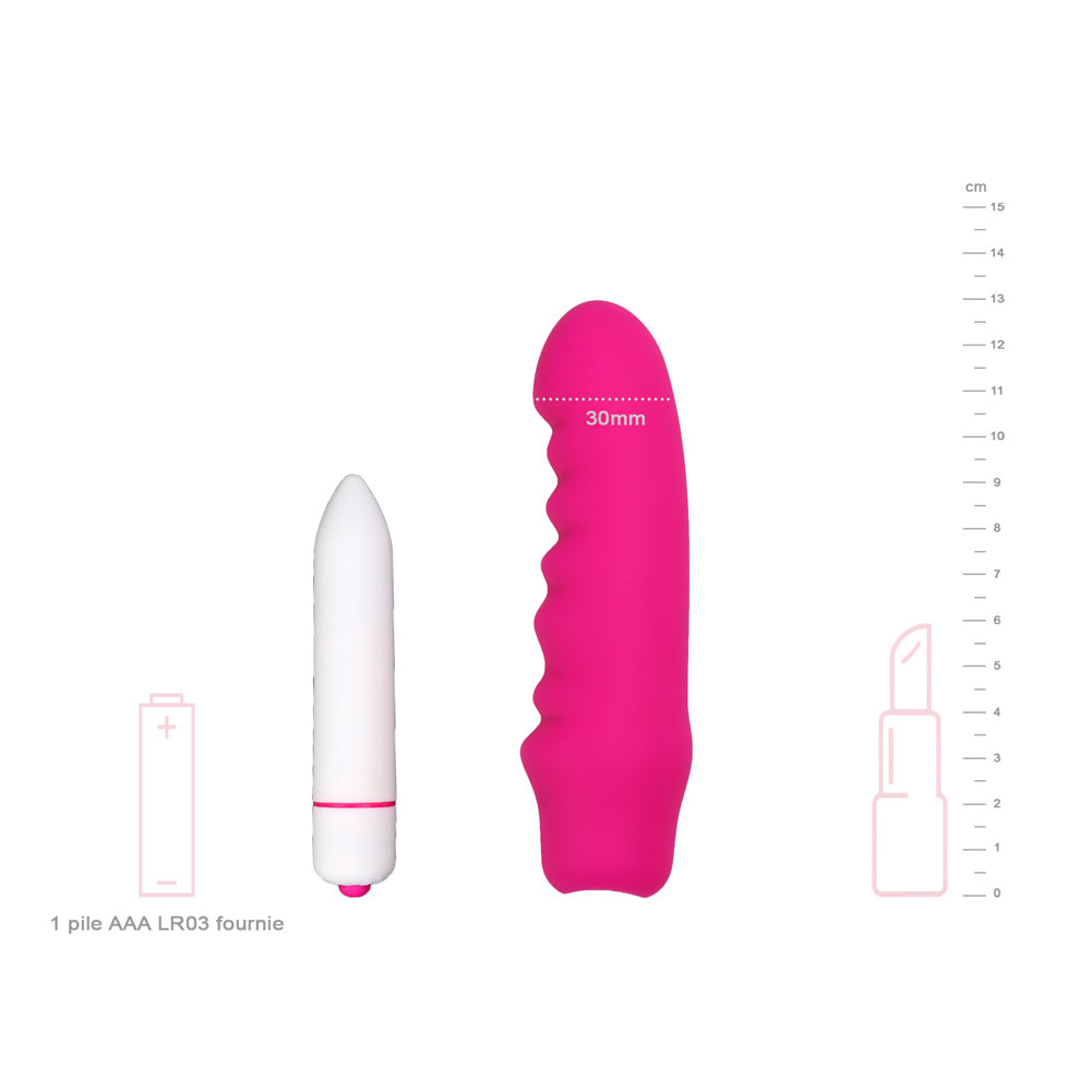Vibromasseur 2 en 1 Frétillant Be Happy