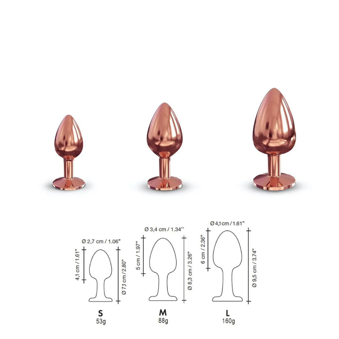 Plug Anal Diamond Plug - Orange - 12