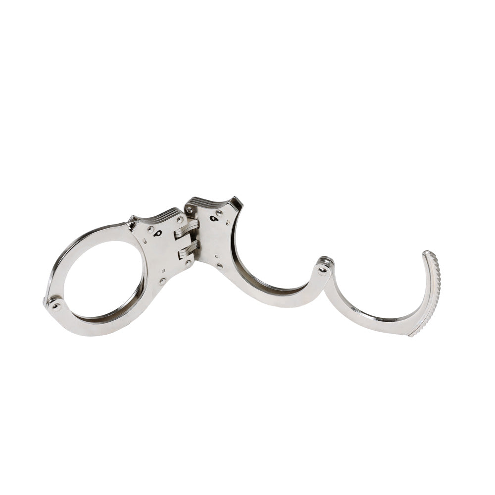 Menottes en métal Be Bondage ouvertes