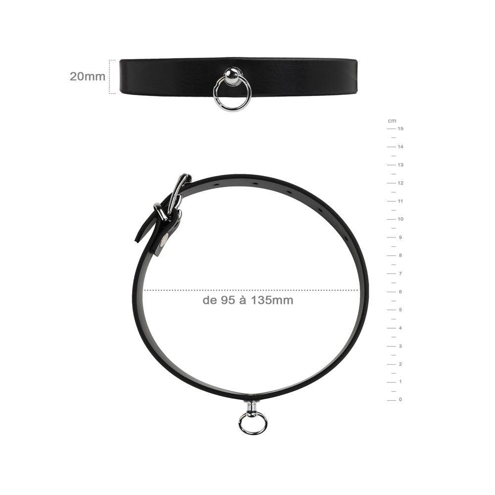 Collier SM en Latex - Be Bondage