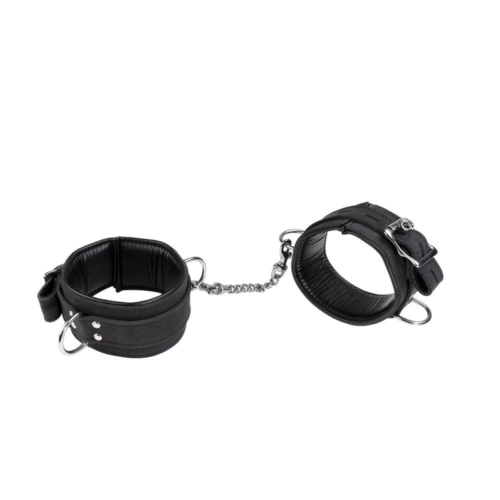 Entraves Chevilles en Cuir à Verrouiller - Be Fetish