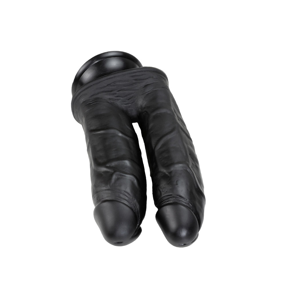 Double Pénétration Gros Gode Ventouse - Be Bondage