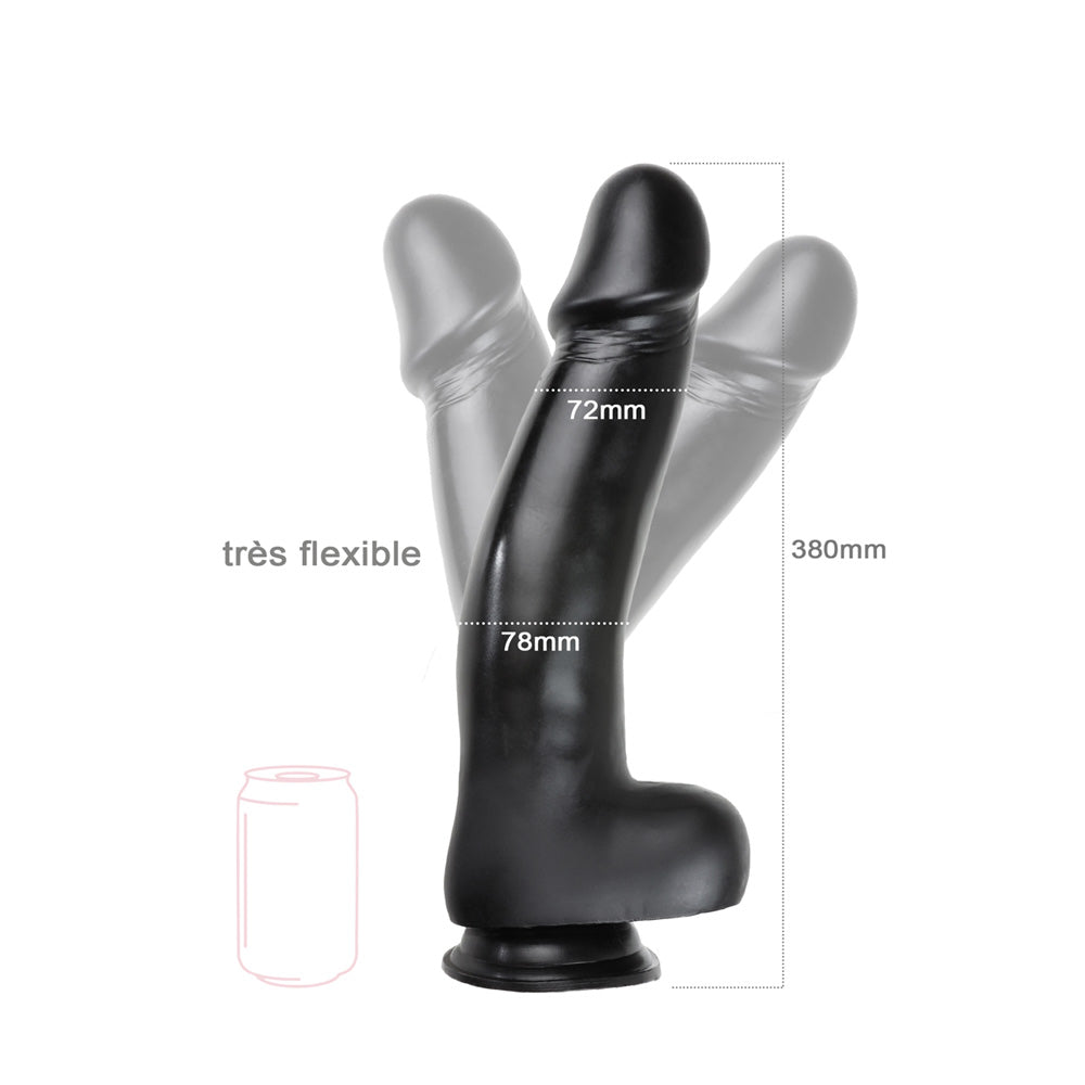 Gros Gode Ventouse Recourbé - Be Bondage