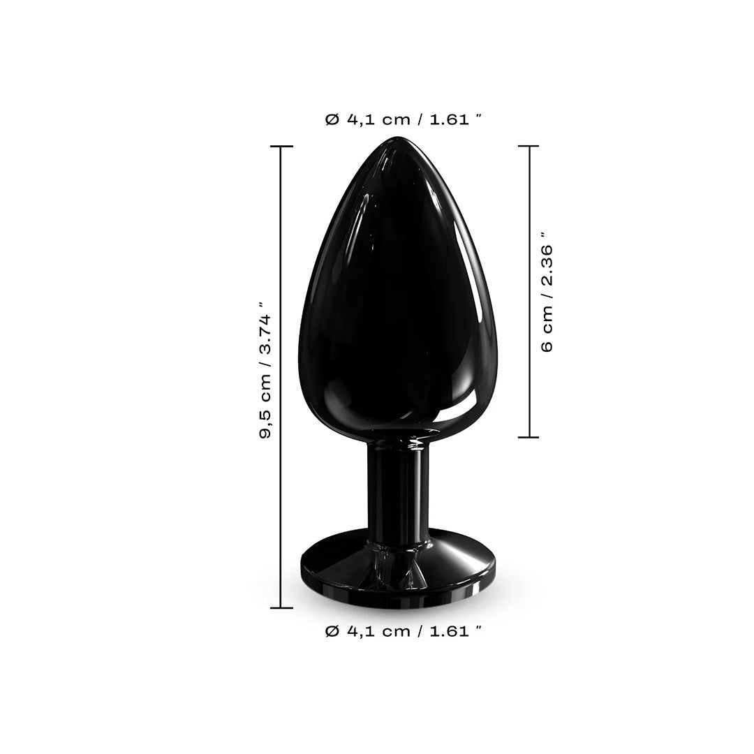 Plug Anal Diamond Plug - Noir - 6
