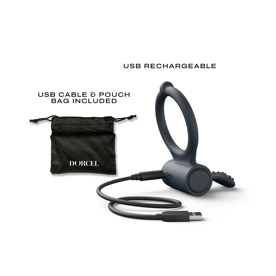 Anneau Pénien Vibrant Power Clit Plus