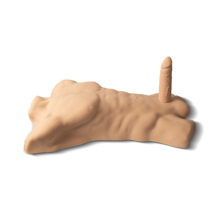 Buste Apollo avec Dildo Interchangeable - Chair - 10