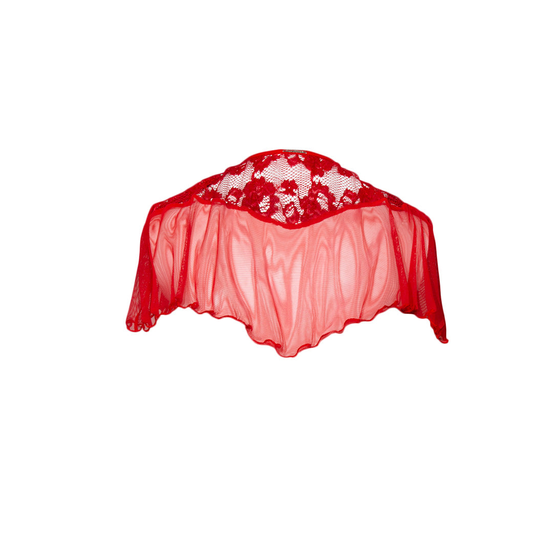 Cape poncho Rubis