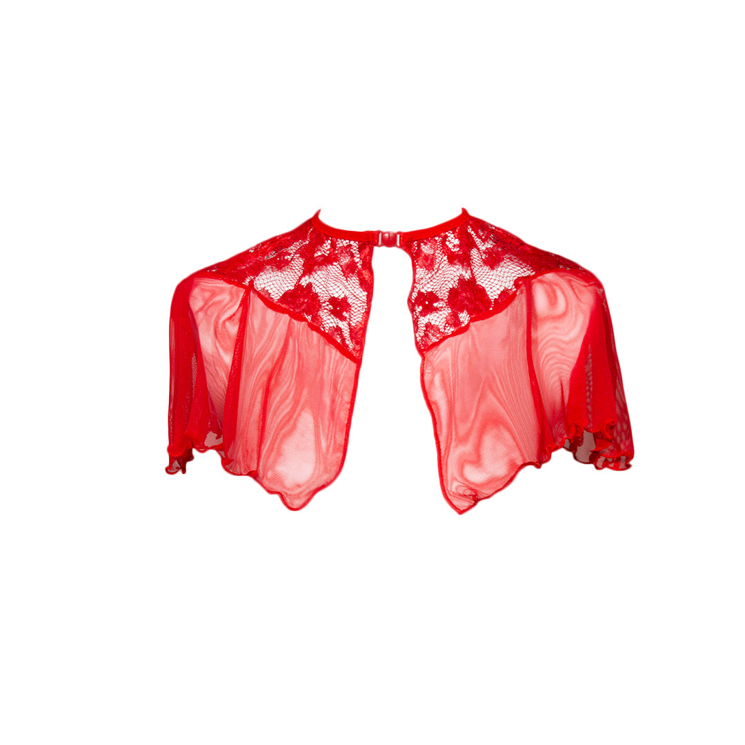 Cape poncho Rubis