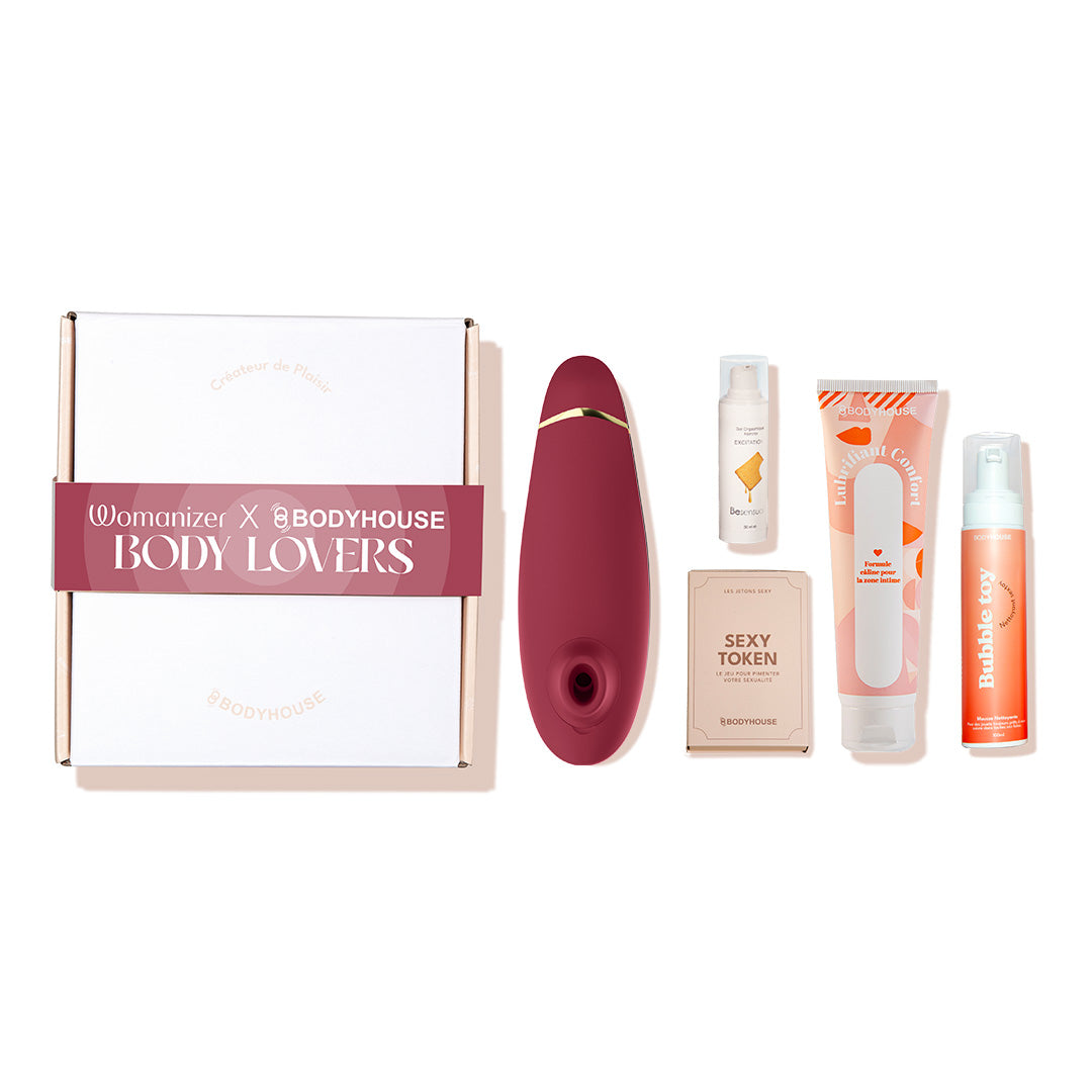 Coffret Womanizer Bordeaux x Body House Body Lovers
