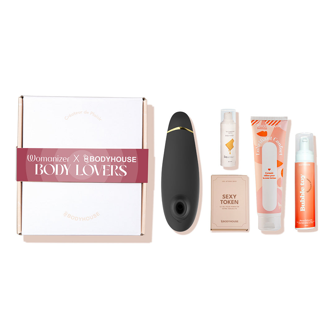 Coffret Womanizer Noir x Body House Body Lovers