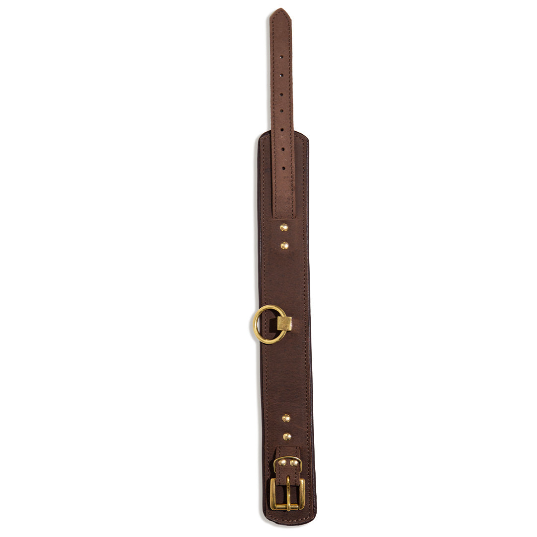 Collier Cuir de Veau Anneau