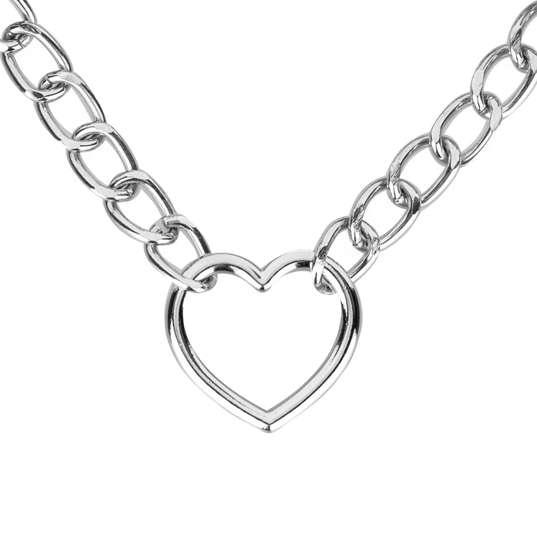 Collier avec Chaîne en Coeur