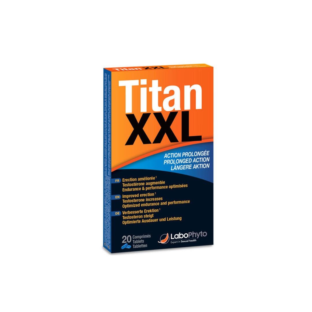 Comprimés Titan XXL - Érection Longue Durée x20