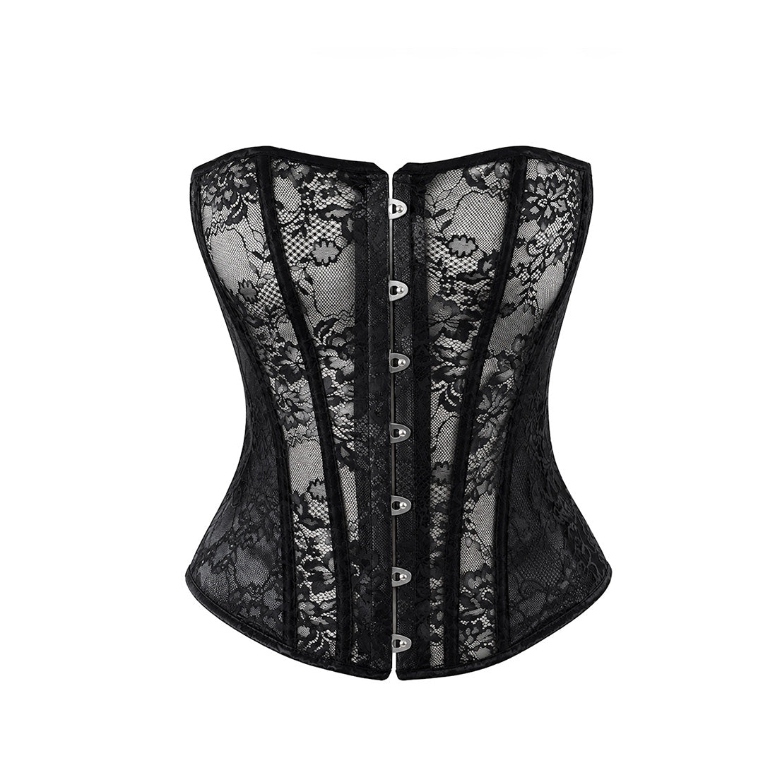Corset One More Kiss Lace & Powerwetlook