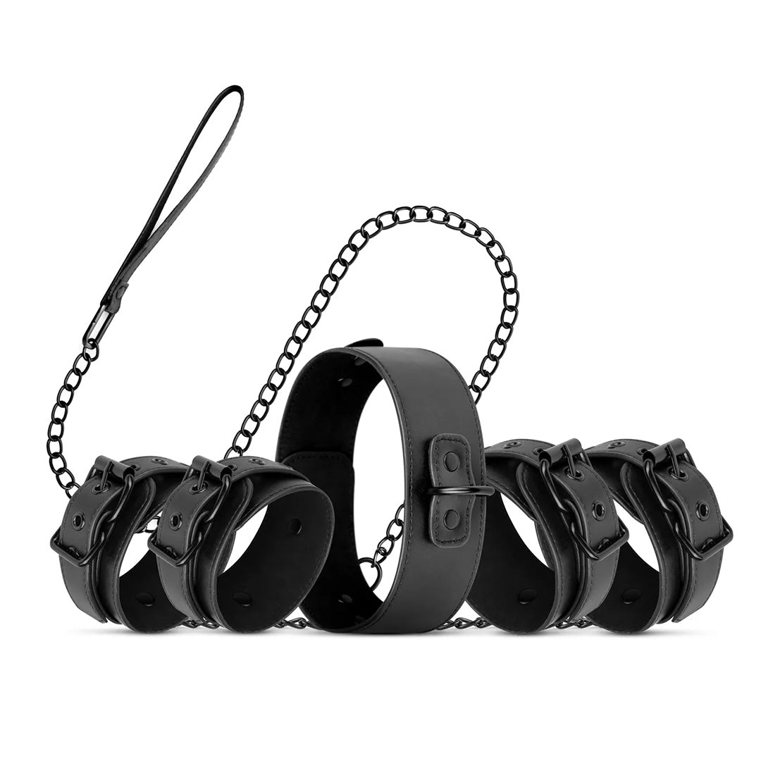 Ensemble Domination Simili Cuir