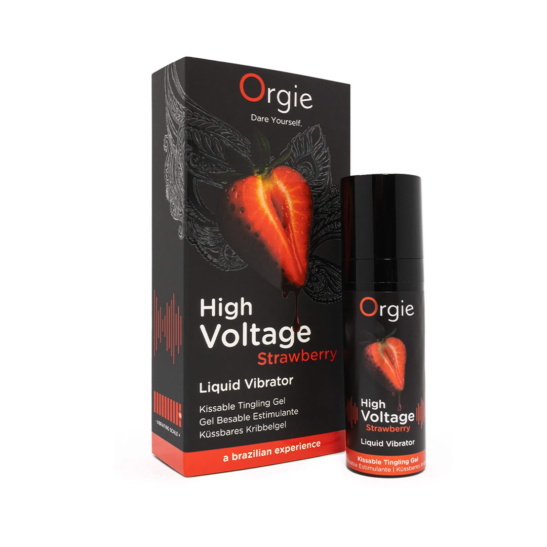 Gel Vibrant Arôme Fraise High Voltage