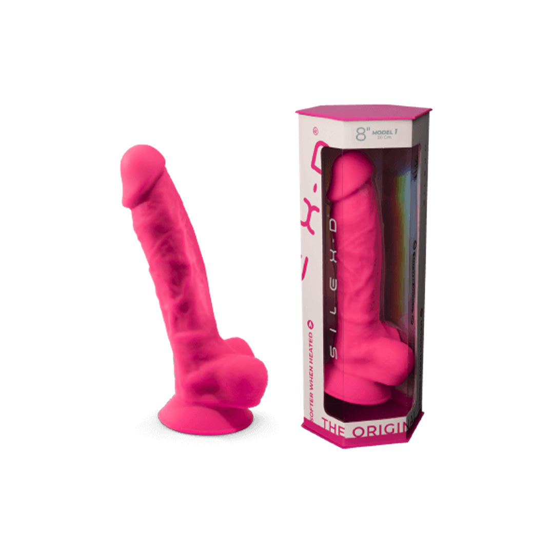 Gode Ventouse Réaliste Model 1 20,5cm - Rose - 5