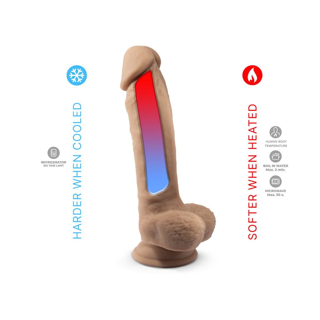Gode Ventouse Réaliste Real Skin Model 1 23cm