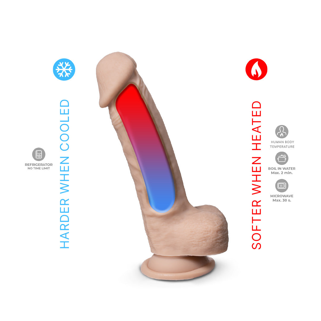 Gode Ventouse Real Skin Model 1 17,8cm
