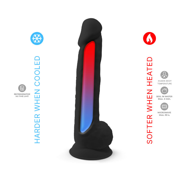 Gode Ventouse XXL Double Densité Model 1 38cm - Noir - 13