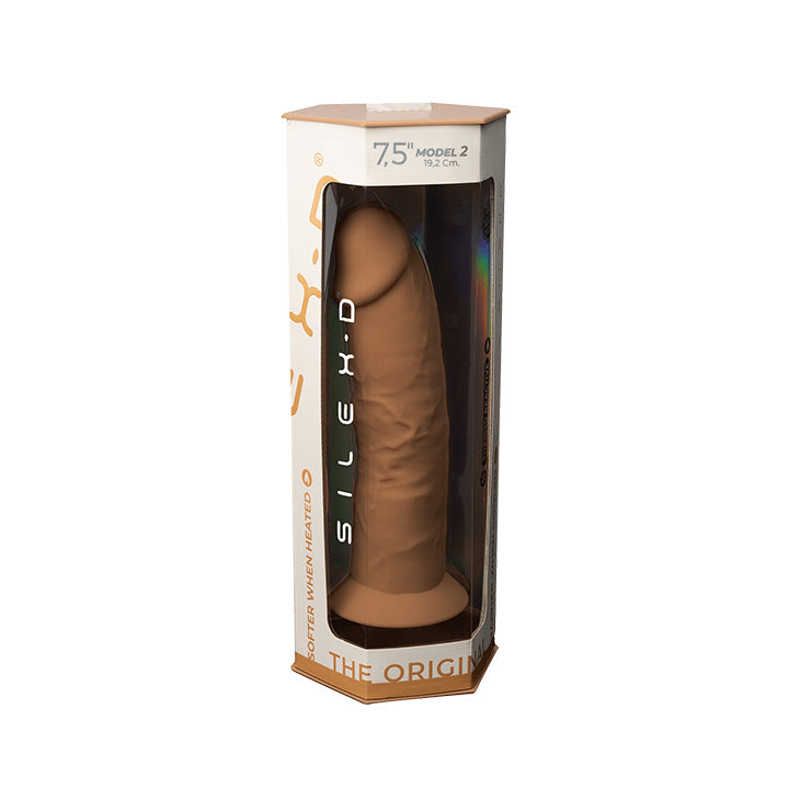 Gode réaliste Model 2 19,2cm - Marron - 10