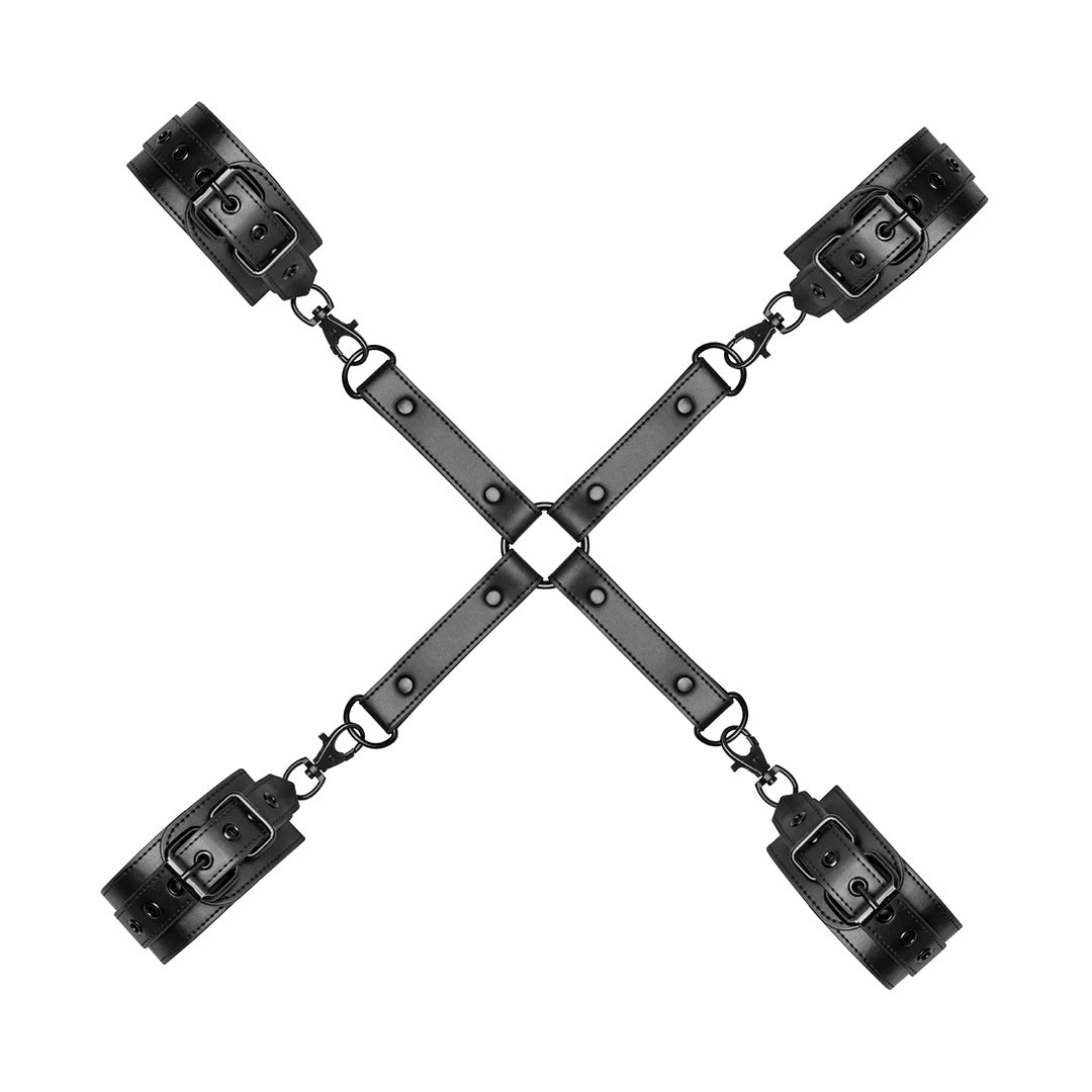Hogtie avec menottes pour mains et chevilles