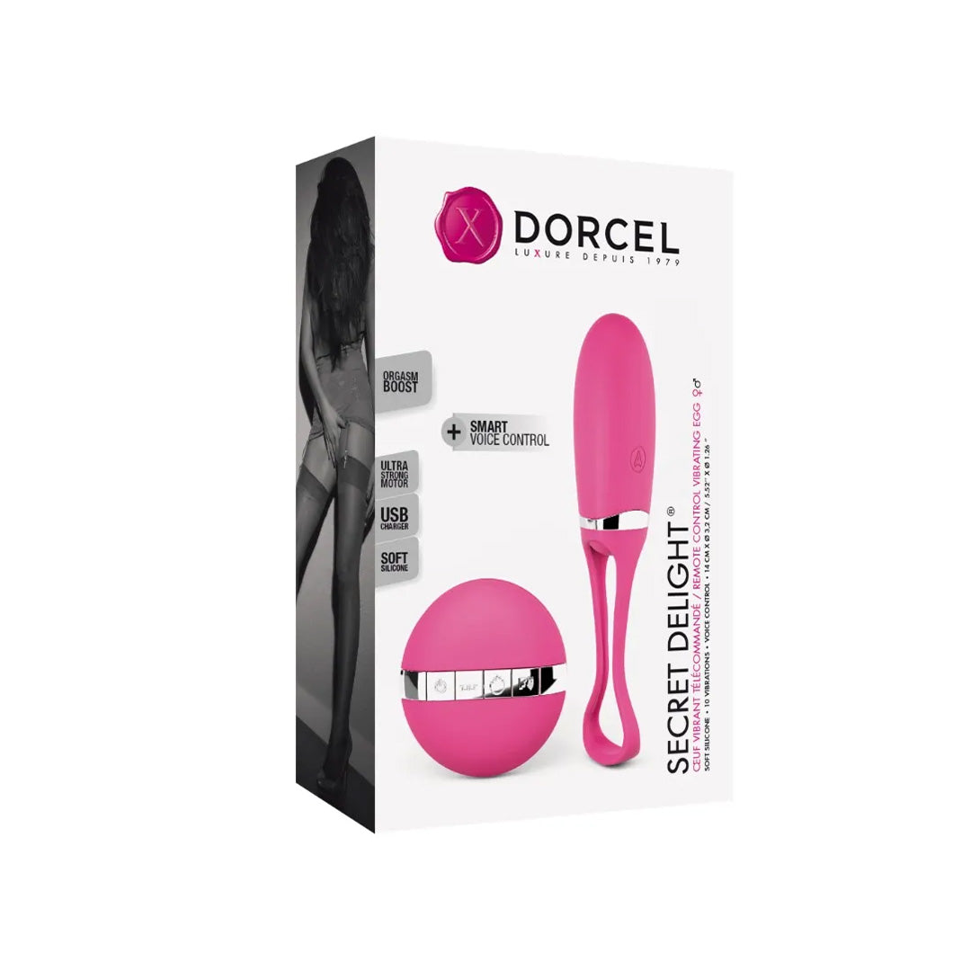 Oeuf Vibrant Secret Delight Télécommandé - Rose - 3