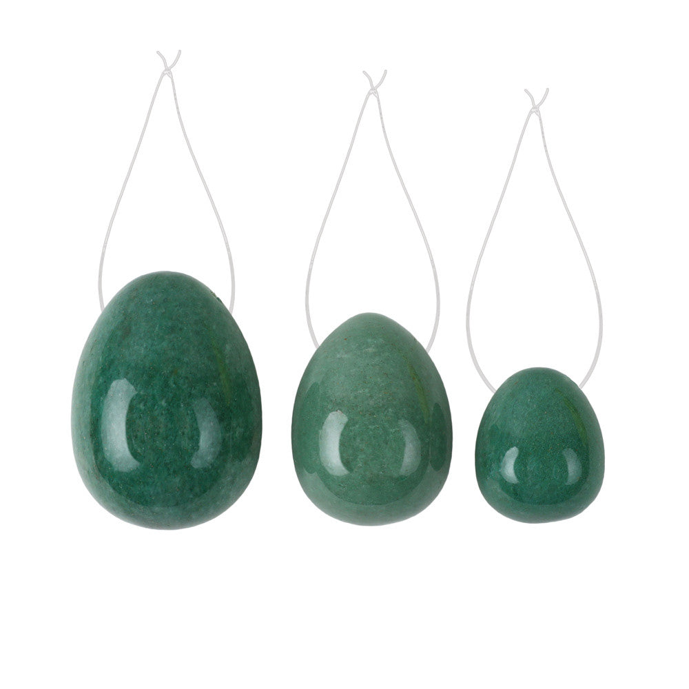 Oeufs de Yoni aventurine verte -#Matière_Aventurine verte