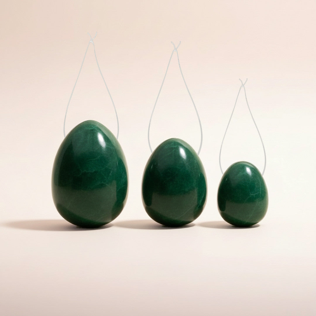 Oeufs de Yoni aventurine verte -#Matière_Aventurine verte