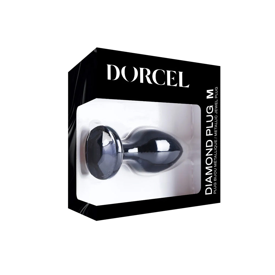 Plug Anal Diamond Plug - Noir - 16
