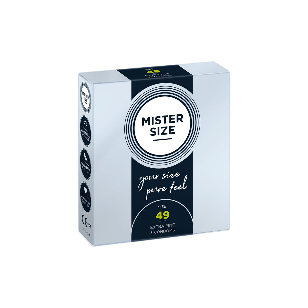 Préservatifs Mister Size 3 pièces - 49 - 2