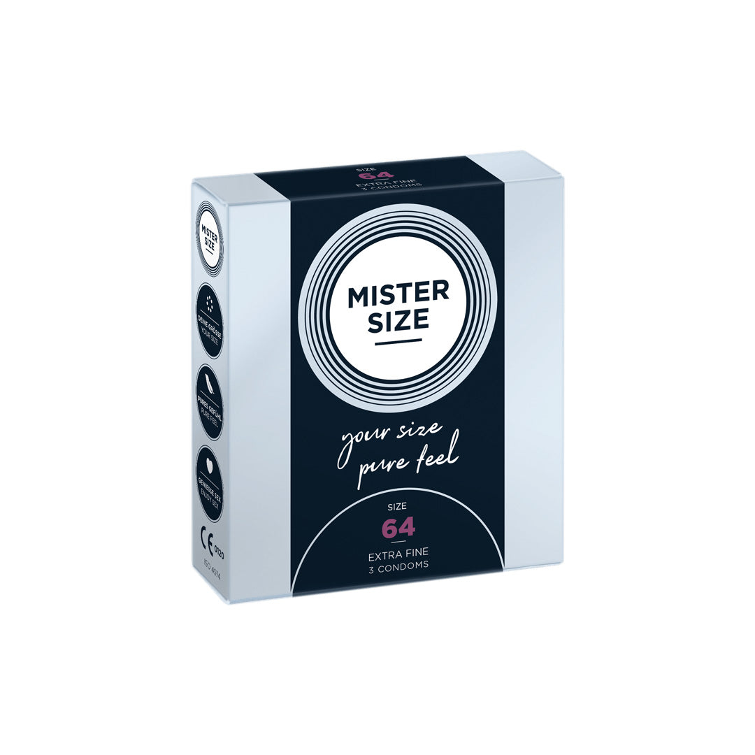 Préservatifs Mister Size 3 pièces - 64 - 6