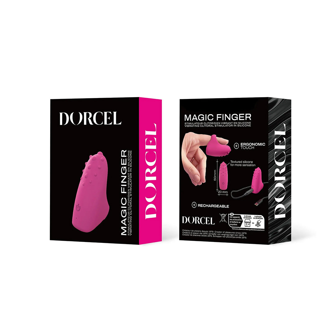 Stimulateur Clitoridien Vibrant Magic Finger - Rose - 6