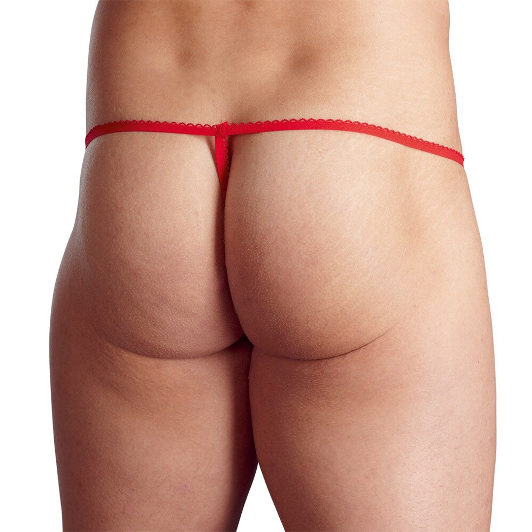 String Homme Cadeau de Noël Rouge et Blanc