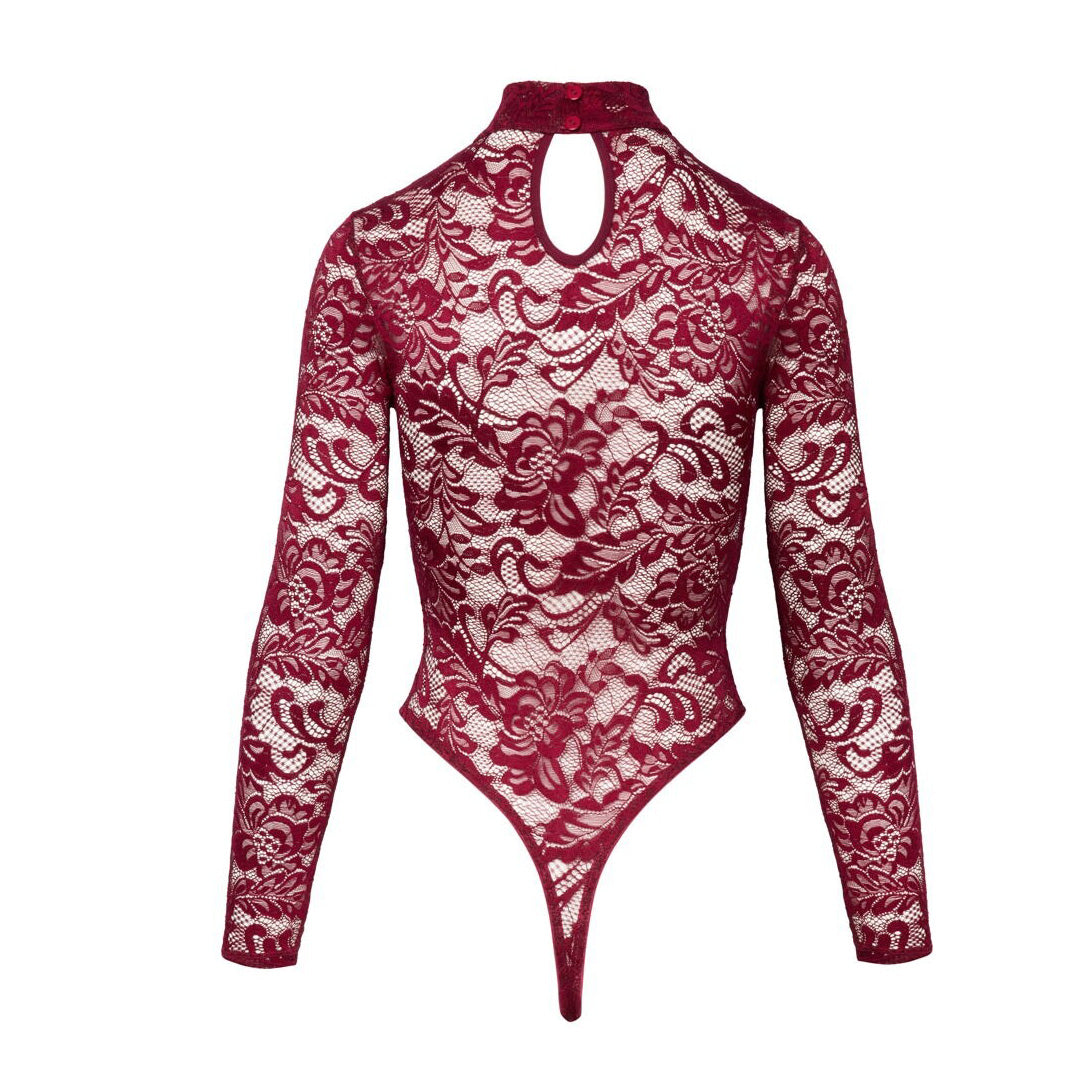 Body en dentelle Bordeaux