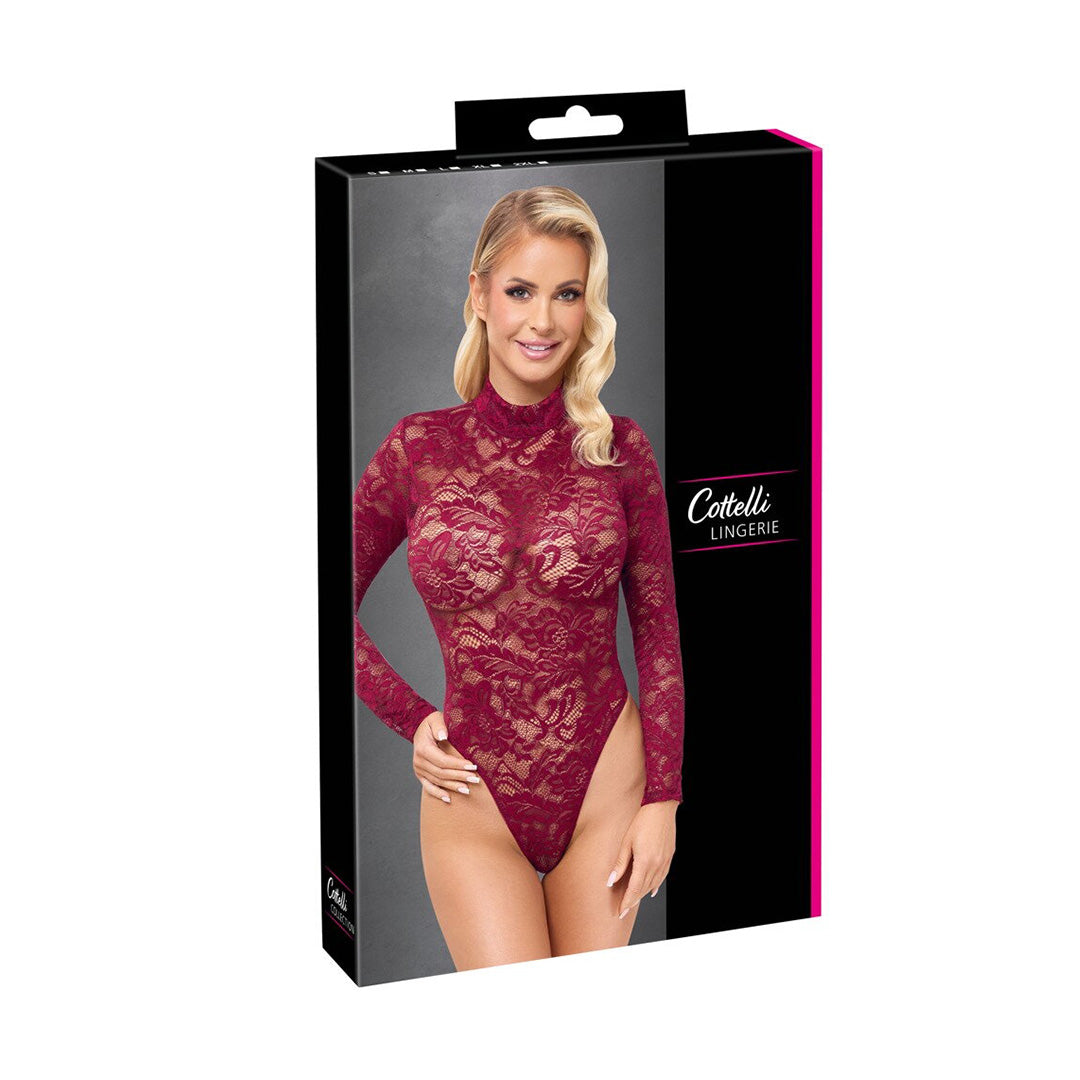 Body en dentelle Bordeaux