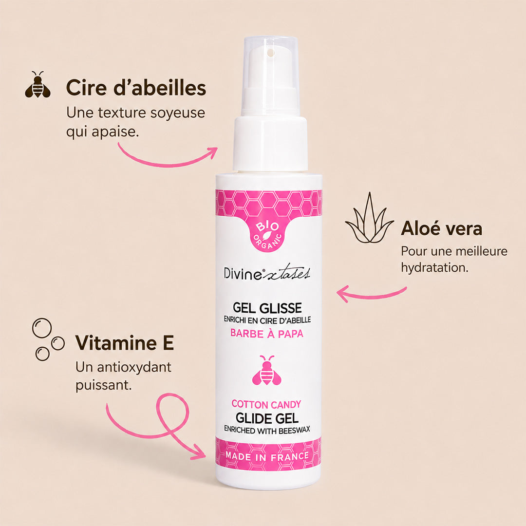 Gel Glisse Cire d'Abeille - Barbe à papa - 2