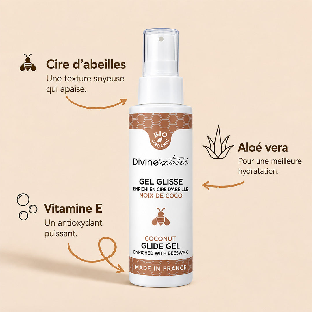 Gel Glisse Cire d'Abeille - Noix de Coco - 17