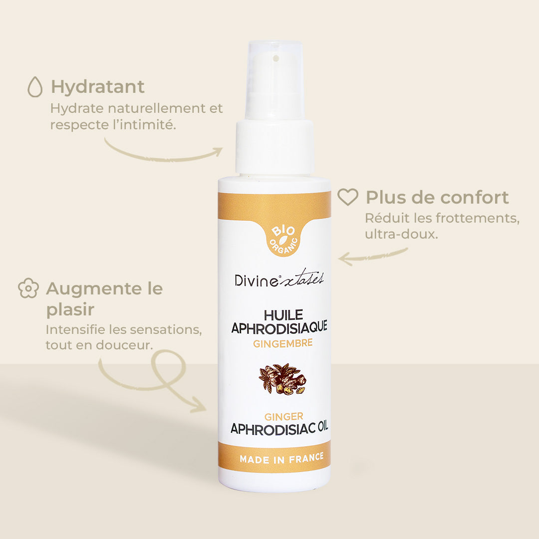 Huile Sèche de Massage Aphrodisiaque Bio