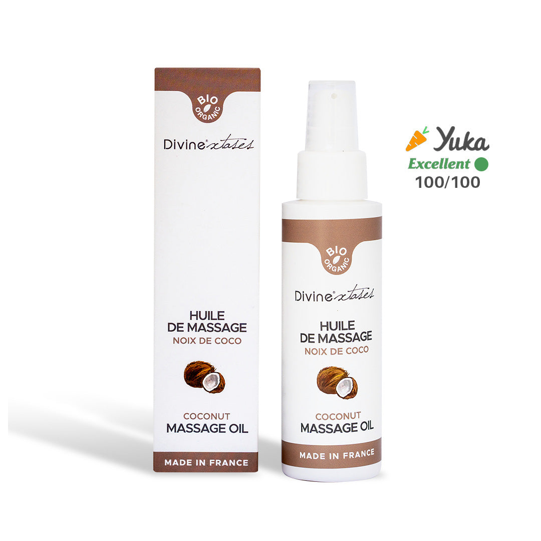 Huile Sèche de Massage Bio - Noix de coco - 7